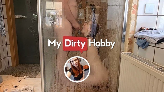 MyDirtyHobby - FinaFoxy Apologizes to her Stepdad for Hogging the Shower with a Wet Steamy Blowjob